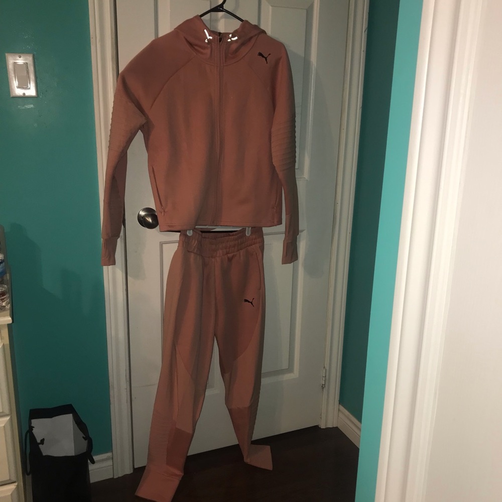 Pink Puma tracksuit